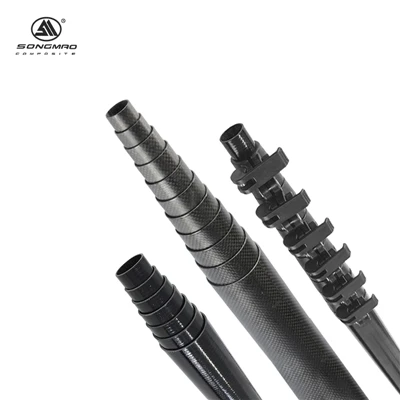 Carbon fiber microphone boom pole